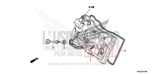 COUVERCLE DE CULASSE NC700DC de 2012